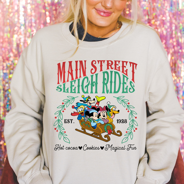 Sleigh Rides Inspired Sweatshirt