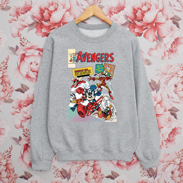 Superheroes Inspired Sweatshirt