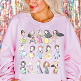 Watercolour Princess Inspired Sweatshirt